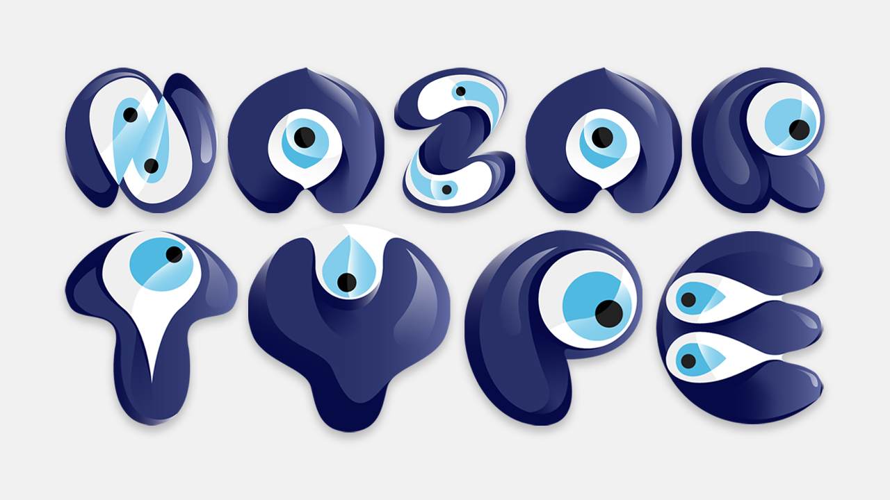 Evil Eye Font