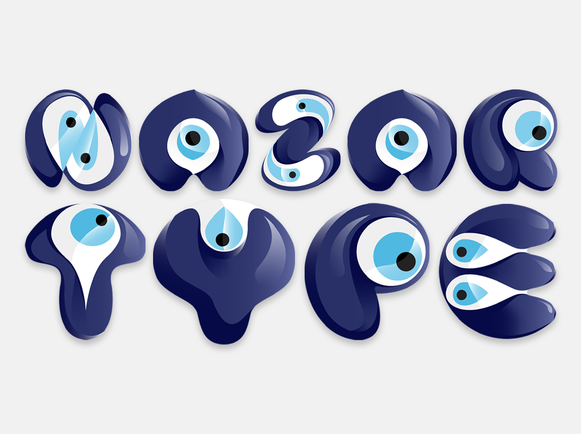 Evil Eye Font